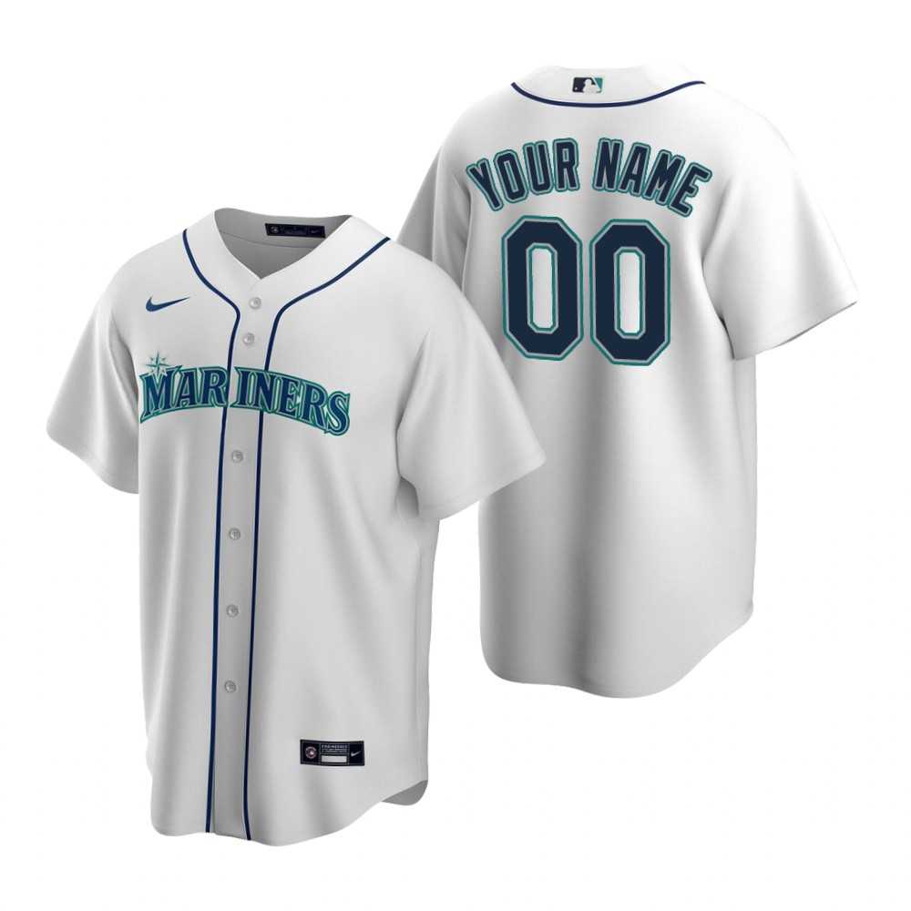 Seattle Mariners Customized Nike White Stitched MLB Cool Base Home Jersey,We sell and wholesale Seattle Mariners Customized Nike White Stitched MLB Cool Base Home Jersey on line form chian!